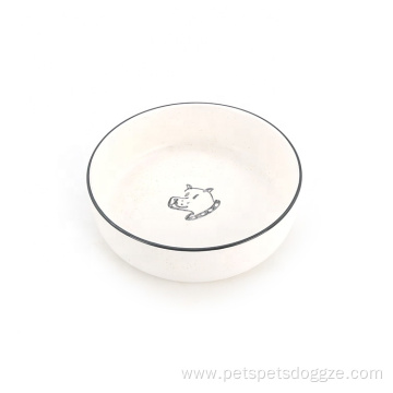 Factory Custom Pet Food Water Bowl Ceramic
